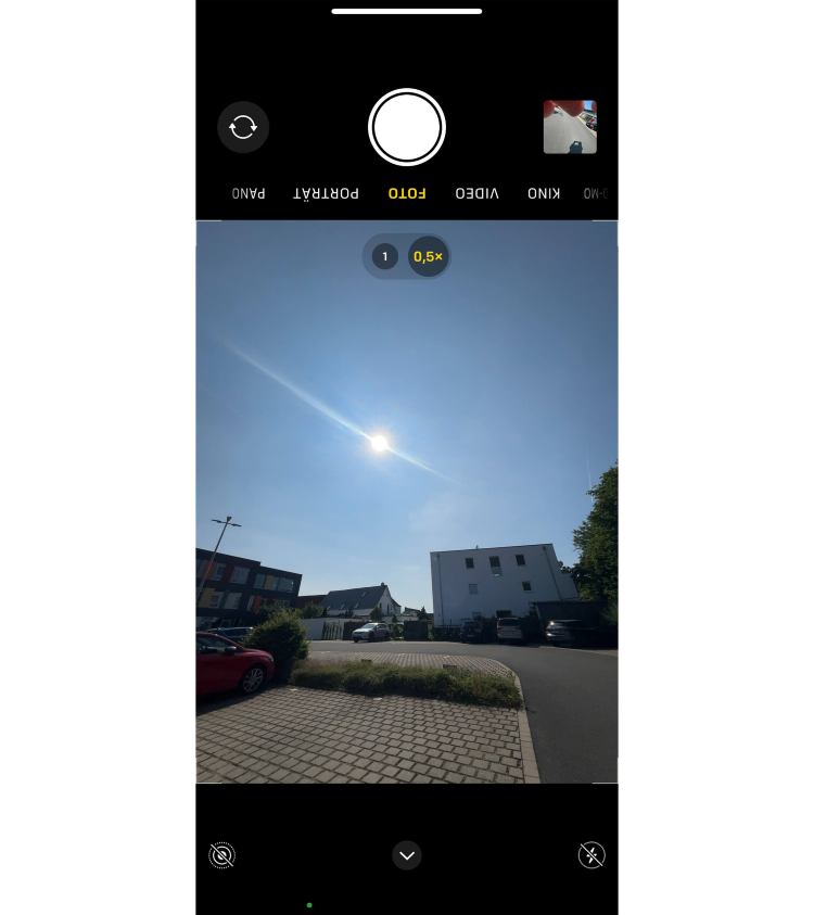 Foto-Tipps Kopfüber