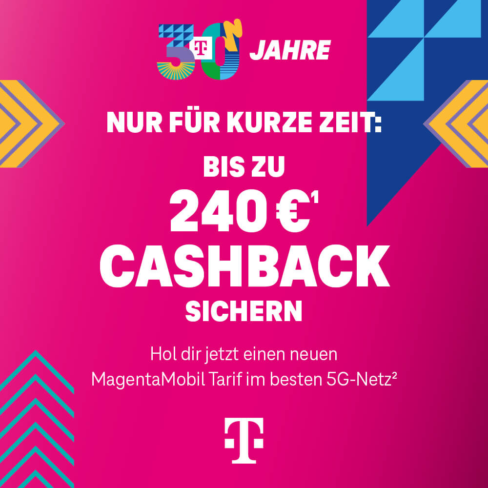 Angebot Telekom 240 Euro Cashback