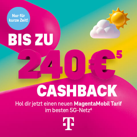 Telekom Angebot 240€ Cashback
