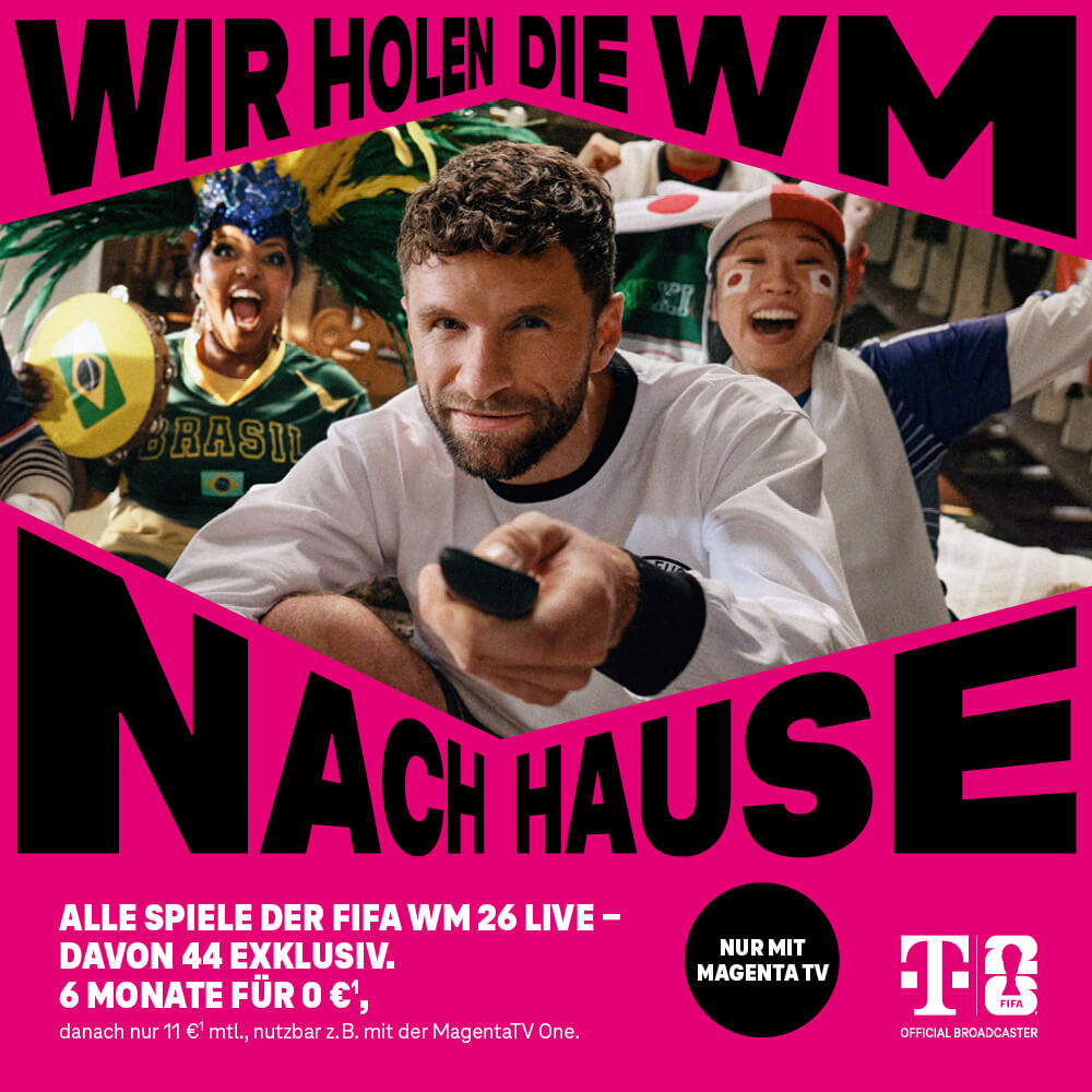 Telekom Angebot MagentaTV WM 2026
