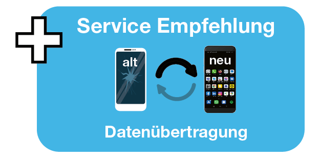 Unsere Service-Empfehlung: Datenübertragung beim Wechsel vom alten zum neuen Smartphone.